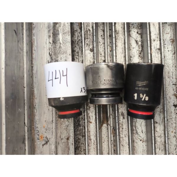 Lot - 444 Impact Sockets