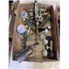 Image 2 : 2 TRAYS OF ASORTED WELDING SUPPLY, GUAGES ETC