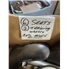 Image 2 : BOX OF BIKE PARTS - SEATS, TRAINING WHEELS, ETC