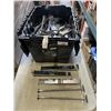 Image 1 : BIN OF ASSORTED PEGBOARD AND SLATWALL HOOKS AND ARMS