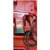 Image 2 : MILWAUKEE HAMMER DRIL, DOES NOT DRILL, MOTOR ENGAGES, IN CASE AND DEWALT BAG OF TOOLS, KNEE PADS ETC