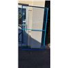 Image 2 : 2 4FT X 7FT BLUE METAL WINDOW SECURITY RACK