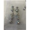 Image 2 : ARORA BOREALIS RHINESTONES NECKLACE W/ MATCHING EARRINGS SET