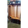 Image 2 : 2 DOOR 2 DRAWER LAQUERED WARDROBE