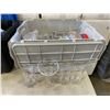 Image 2 : 2 TOTES OF DRINKING GLASSE, ETC  - 1 TOTE GLASS, 1 TOTE PLASTIC/ACYLIC