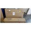 Image 1 : VIVO LIGHT WOOD 63 X 55 ELECTRIC SIT TO STAND CORNER DESK WITH BLACK MEDIUM SINGLE MOTOR DESK FRAME