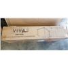 Image 2 : VIVO LIGHT WOOD 63 X 55 ELECTRIC SIT TO STAND CORNER DESK WITH BLACK MEDIUM SINGLE MOTOR DESK FRAME