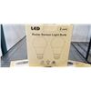 Image 2 : 3 NEW 2 PACKS OF RADAR SENSING LED LIGHT BULBS, 6 TOTAL