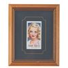 Image 1 : A Framed Bette Davis Player's Cigarette Card.
