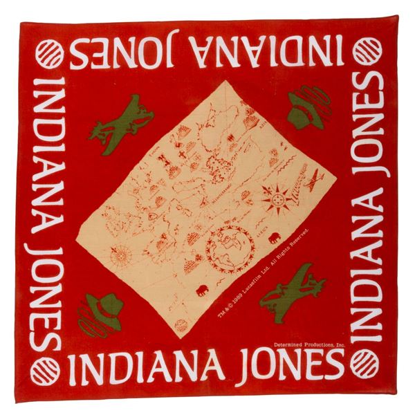 An Indiana Jones Map Bandana.