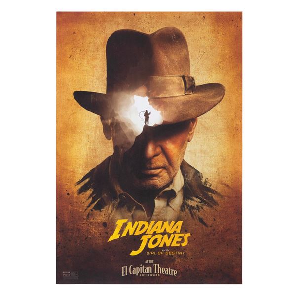 A "The Dial of Destiny" El Capitan Theater Poster.