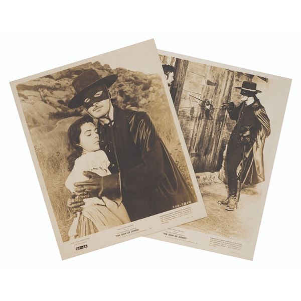 A Pair of Zorro Promotional Photos.