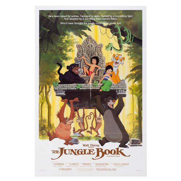 A "The Jungle Book” Re-Release One-Sheet.