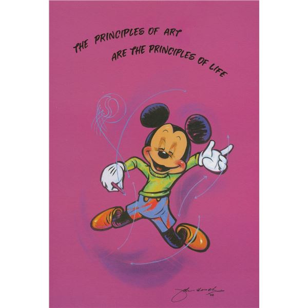 A Mickey Mouse Motivational "Principles" Print.