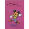 Image 1 : A Mickey Mouse Motivational "Principles" Print.