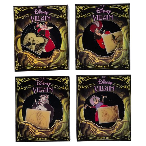 A Collection of Disney Villain Pins.