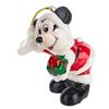 Image 8 : A Pair of Santa Mickey and Minnie Ornaments.
