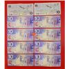 Image 2 : Lot Of 10 Bank Of Canada $10 Bills