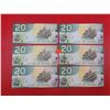 Image 2 : 6 VTG Bank Of Canada $20 Bills