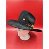 Image 1 : Wide Brim Hat w/ Feather Accent Made in Canada
