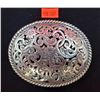 Image 1 : Metal Floral Decorated Belt Buckle