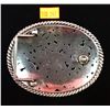 Image 2 : Metal Floral Decorated Belt Buckle