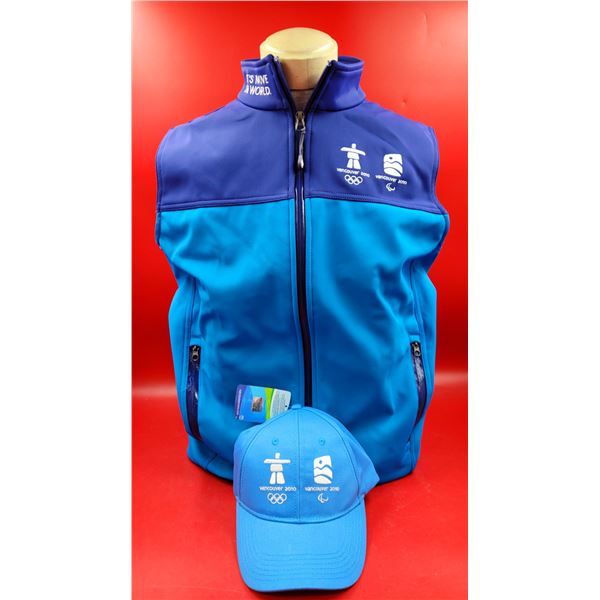 Hudson's Bay Vancouver 2010 Olympics Vest & Hat
