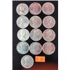 Image 2 : Lot of Canadian Coat of Arms 50¢ Coins