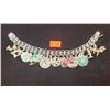 Image 1 : Sterling Silver Charm Bracelet w/ Assorted Charms