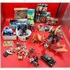 Image 1 : Assorted Toy Lot w/ Mostly Empty Lego Boxes, Plastic Characters, Alf Trading Cards, & More