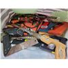 Image 1 : Assorted Tool Lot w/ Dremel Rotary Tool, Saw, Pliers, & More