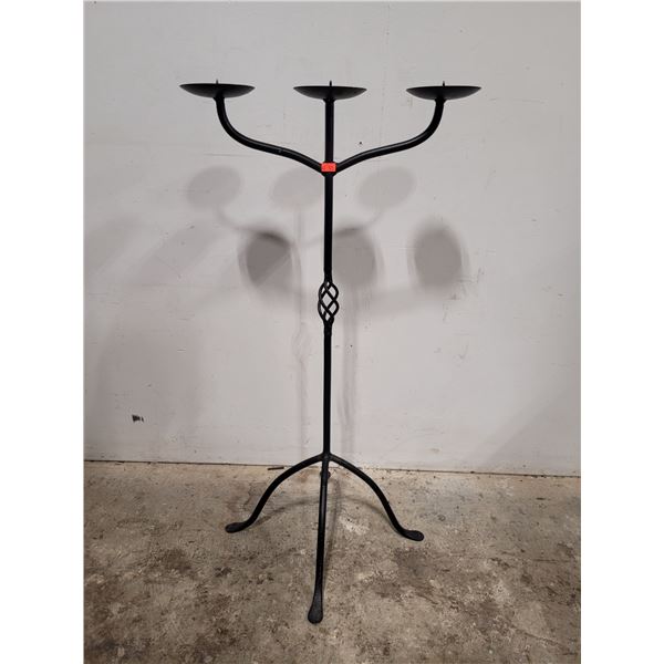Wrought Iron Floor Candelabra