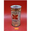 Image 1 : Rare 1950s Flat Top Lucky Lager Beer Can