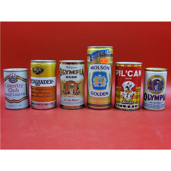 VTG Can Lot w/ Molson Golden, Olympia, & More