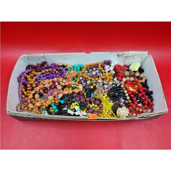 Box of Assorted Costume Jewelry