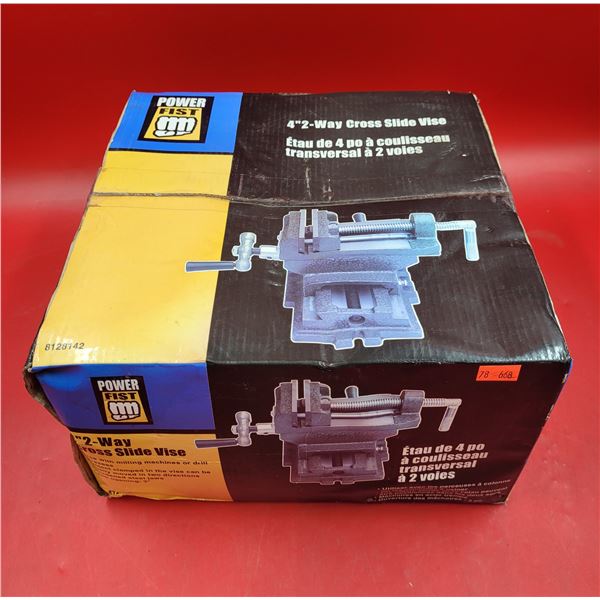 Power Fist 4" 2-Way Cross Slide Vise
