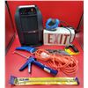 Image 1 : Assorted Tool Lot w/ Honeywell Space Heater, Work Light, Caulking Gun, Irwin Drill Bit, & More