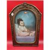 Image 1 : Ornate Framed Convex Baby Portrait