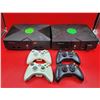 Image 1 : Two Xbox Consoles & 4 Xbox 360 Controller's