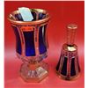 Image 1 : Bohemian-Style Glass Vase & Matching Bell