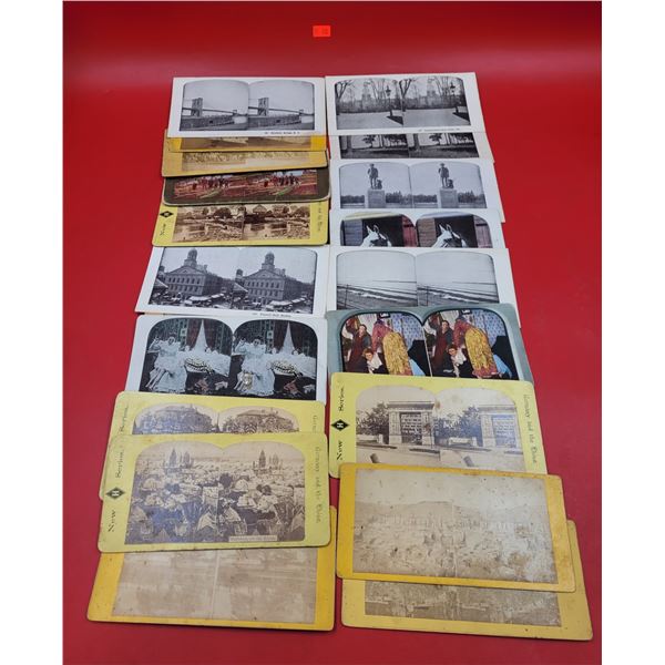 Early 1900's Stereoview Cards