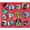 Image 1 : Collection of 13 VTG Teenage Mutant Ninja Turtles Pins/Badges