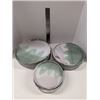 Image 1 : Nugu set of four organic edge dinner, salad, side plates #13