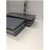 Image 2 : Nugu set of four each flat gyoza platters (sm/med) #24