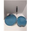 Image 2 : Nugu set of four each bent edge plates med/lg #6