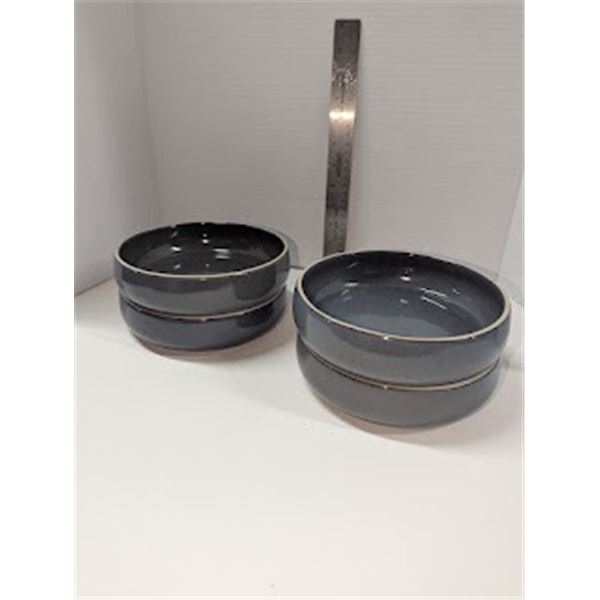 Nugu set of four curve edge bowls #45