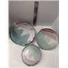 Image 1 : Nugu set of four organic edge dinner, salad, side plates #13