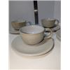 Image 2 : Nugu set of four cappuccino mugs and saucers #48