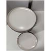 Image 2 : Nugu set of six each oval platters sm/lg #12 brick