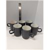 Image 1 : Nugu set of six mugs #11 black
